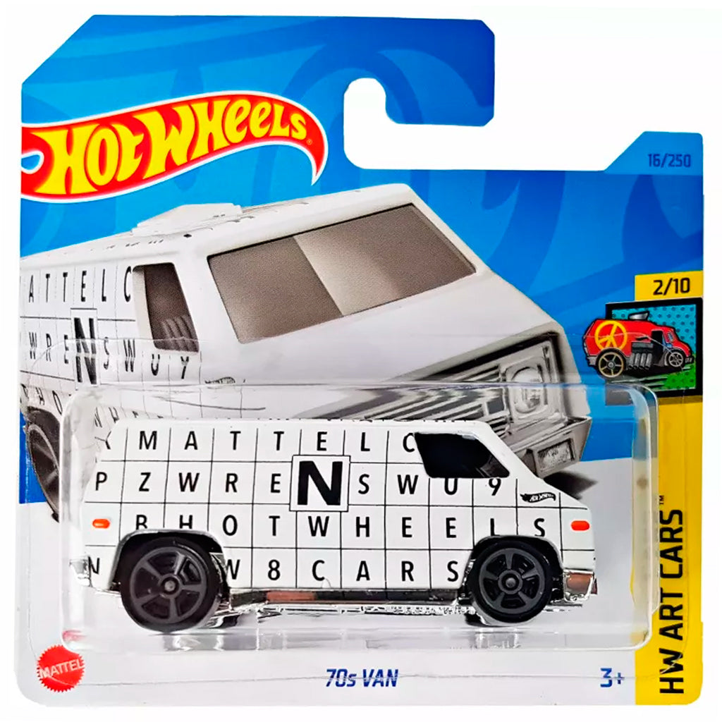 Hot Wheels - 70s Van White (SC) HKH46-M521 (HW Art Cars)