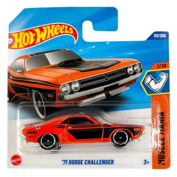 Hot Wheels - Dodge Challenger Orange (SC) Muscle Mania (Tatty Card ...