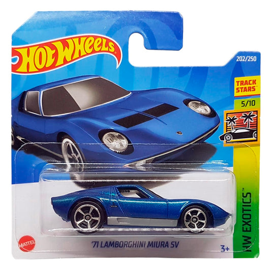 Hot Wheels - '71 Lamborghini Miura SV Blue (SC) HCX02