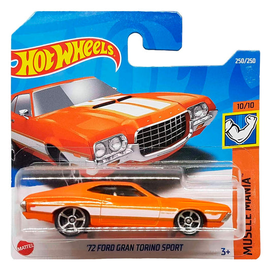 Hot Wheels - '72 Ford Gran Torino Sport (SC) HCW29 (Muscle Mania)