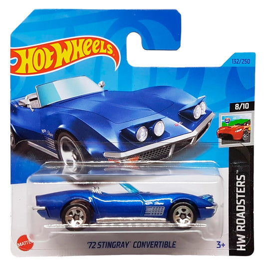 Hot Wheels - '72 Stingray Convertible Blue (SC) HKG60 (HW Roadsters)