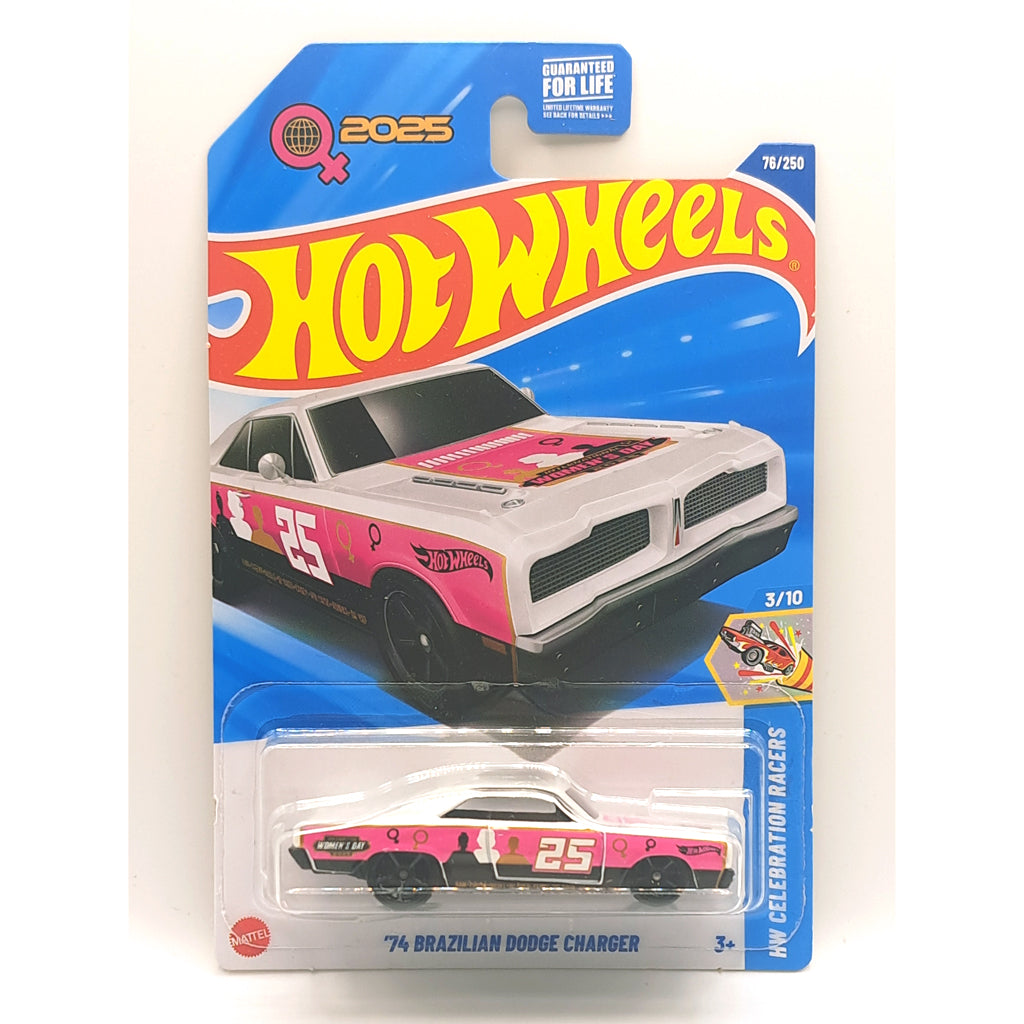Hot Wheels - '74 Brazilian Dodge Charger Pink (US LC) (HYX20)