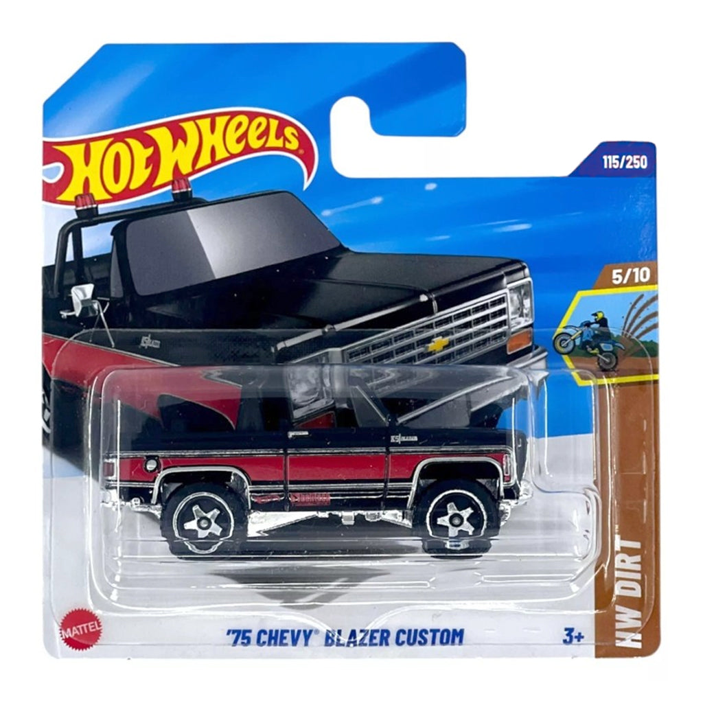 Hot Wheels - '75 Chevy Blazer Custom Red / Black (SC) (2025 HW Dirt)