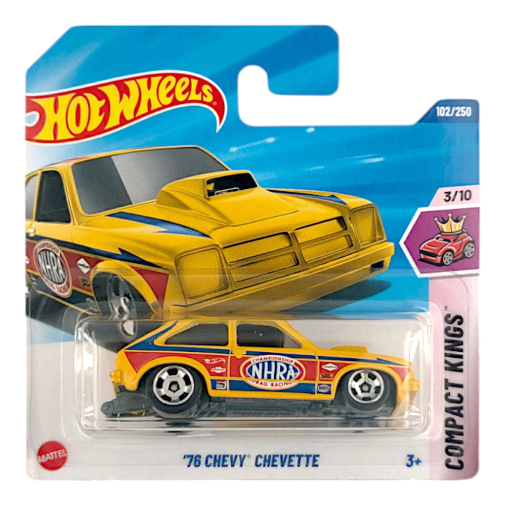 Hot Wheels - '76 Chevy Chevette Yellow (SC) 2025 Compact Kings (HYX43)