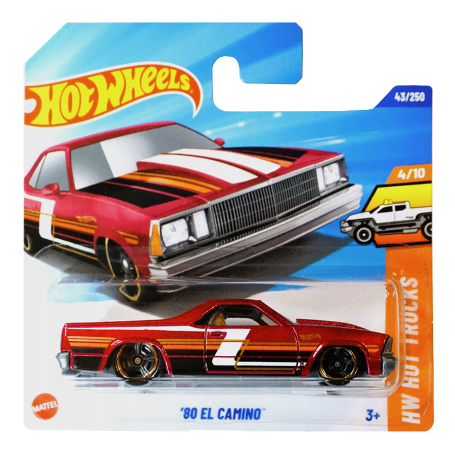 Hot Wheels '80 El Camino Ultra Hots – Gold Die-Cast Car 1/64 Scale