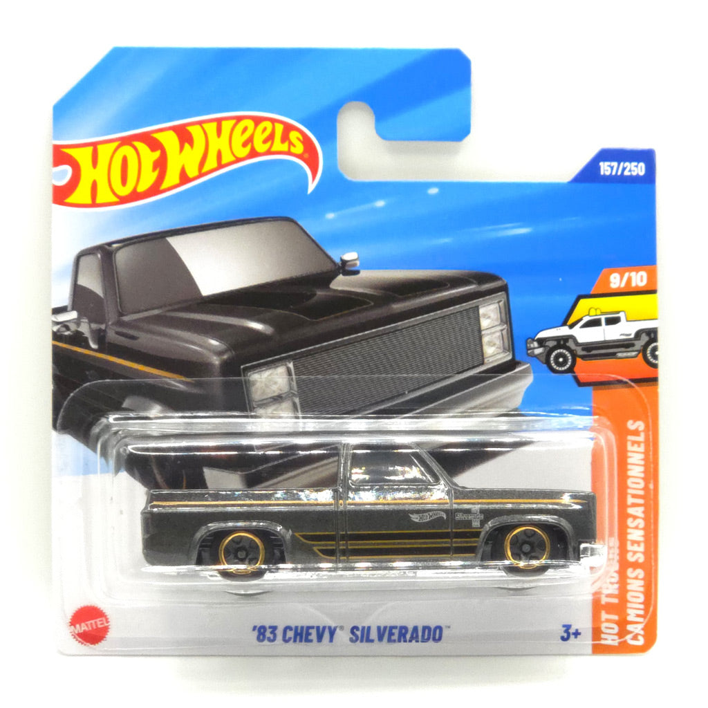 Hot Wheels - '83 Chevy Silverado Dark Grey (SC) 2025 Hot Trucks