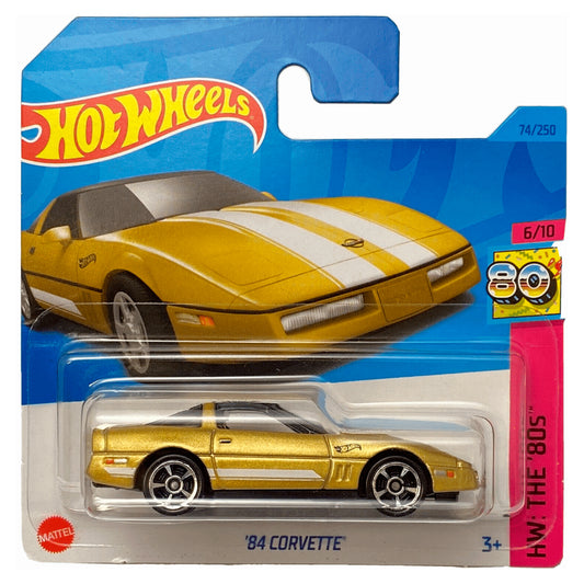 Hot Wheels - '84 Corvette Gold (SC) HKG83 (HW: The '80s)