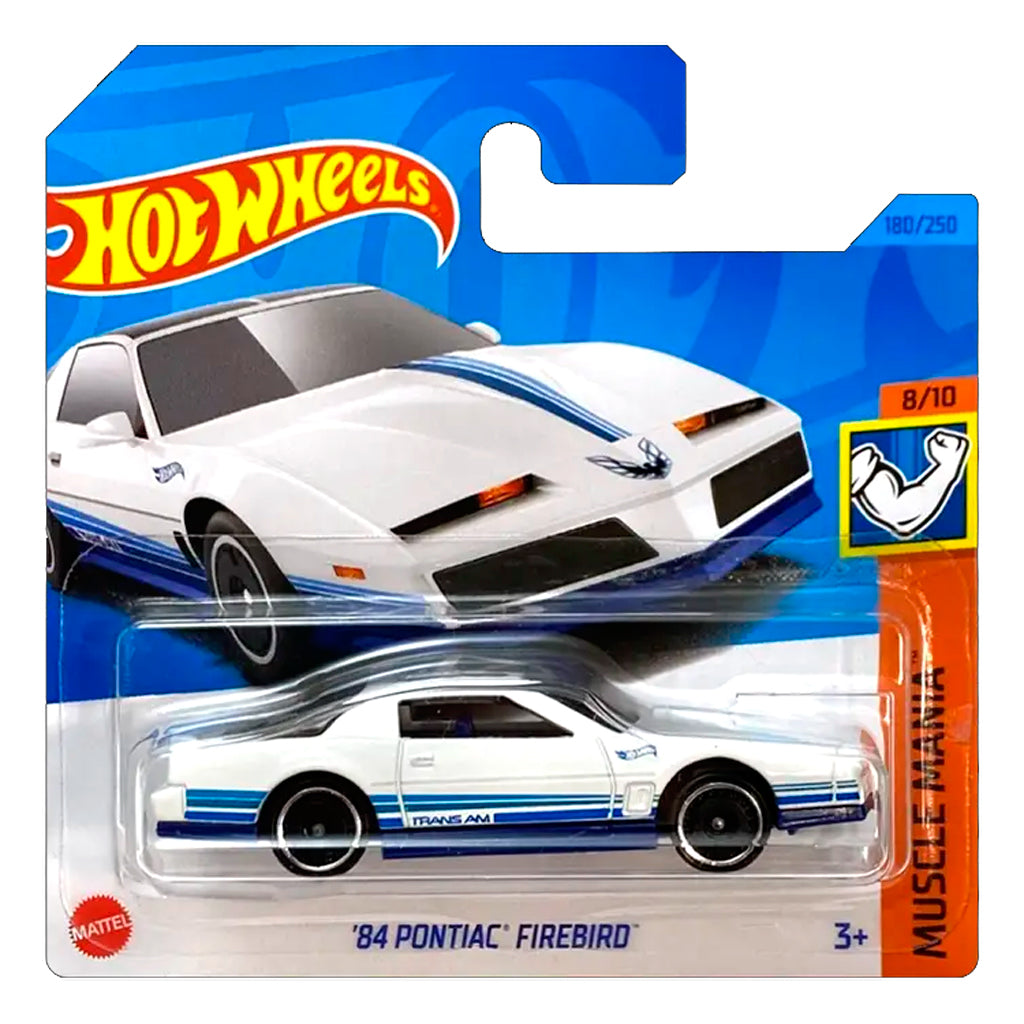 Hot Wheels - '84 Pontiac Firebird White (SC) (2023 Muscle Mania)