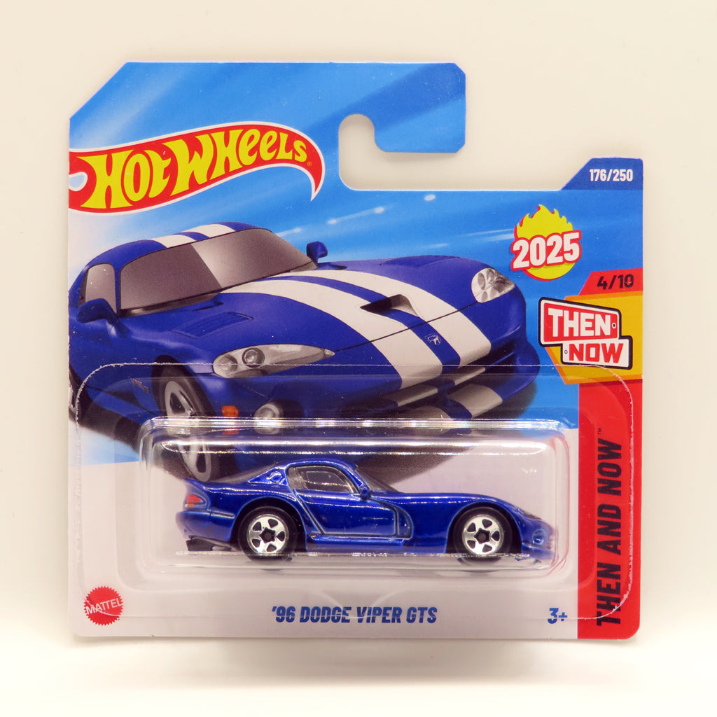 Hot Wheels - '96 Dodge Viper GTS Blue (SC) 2025 Then And Now (HYW50)