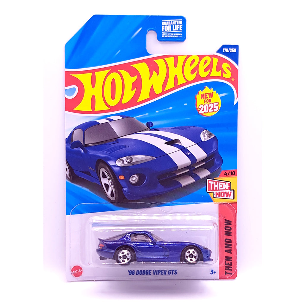 Hot Wheels - '96 Dodge Viper GTS Blue (US LC) 2025 Then And Now