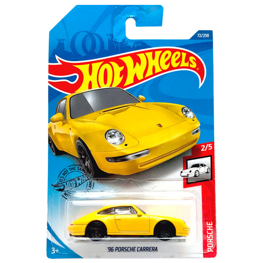 Hot Wheels - '96 Porsche Carrera Yellow (LC) GHF18-D7C5