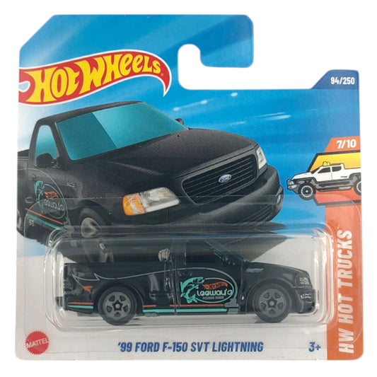 Hot Wheels - '99 Ford F-150 SVT Lightning Black (SC)
