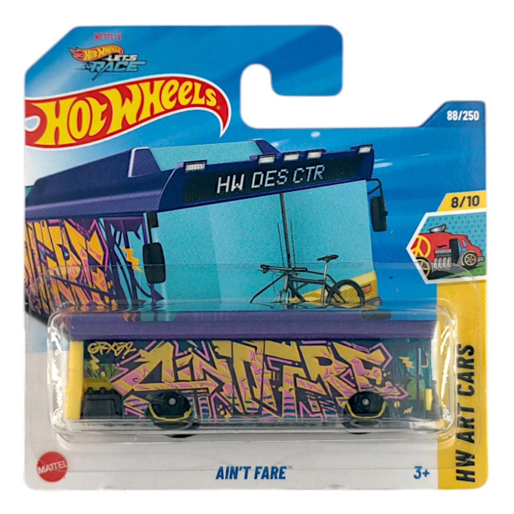 Hot Wheels - Ain't Fare Purple (SC) 2025 HW Art Cars (HYX32)