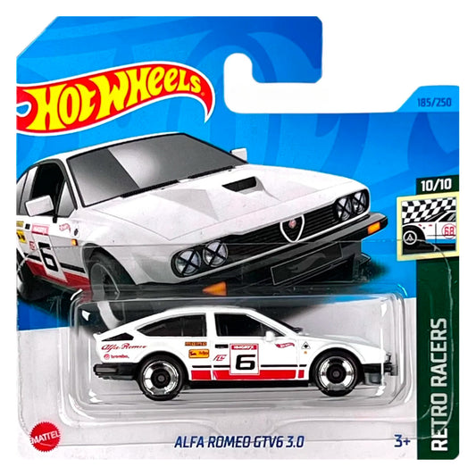 Hot Wheels - Alfa Romeo GTV6 3.0 White (SC) HKJ83 (2023 Retro Racers)