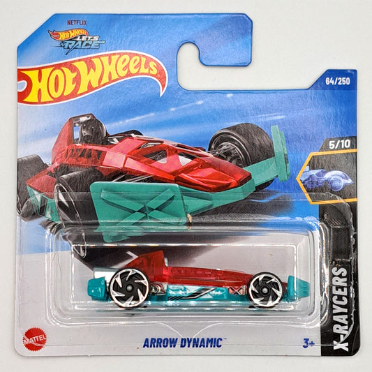 Hot Wheels - Arrow Dynamic Red (SC) 2025 X-Raycers (Card Creased)