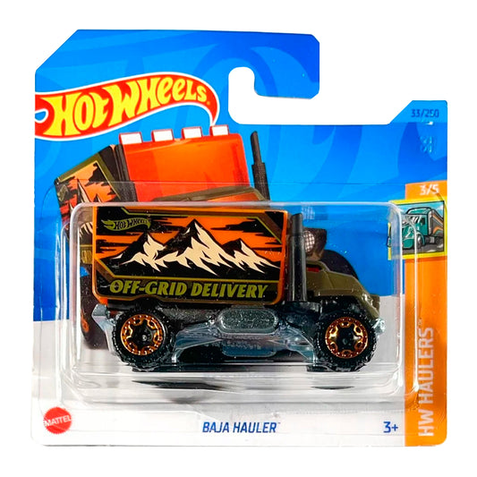 Hot Wheels - Baja Hauler Dark Grey (SC) HKH25-M521 (2023 HW Haulers)