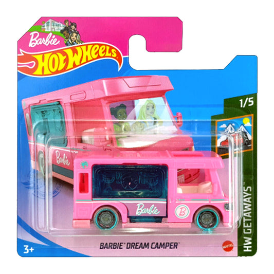 Hot Wheels - Barbie Dream Camper Pink (SC) GRX39 (2021 HW Getaways)