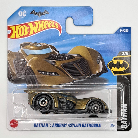 Hot Wheels - Batman Arkham Asylum Batmobile Dark Gold (SC) Card Creased