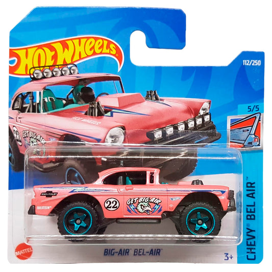 Hot Wheels - Big-Air Bel-Air Pink (SC) HCX75 (2022 Chevy Bel Air)