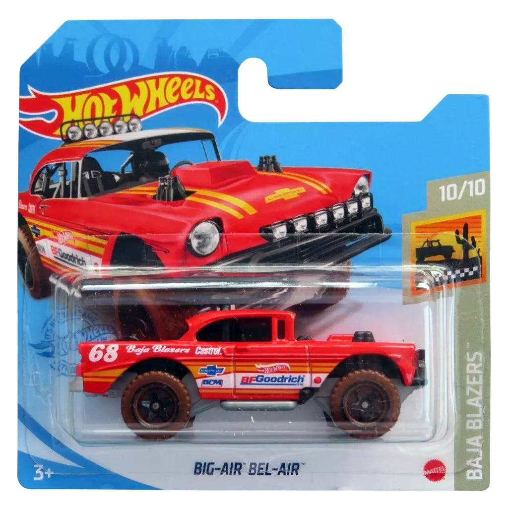 Hot Wheels - Big-Air Bel-Air Red (SC) GRX71 (2021 Baja Blazers)