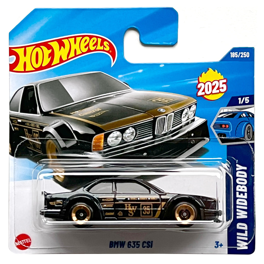 Hot Wheels - BMW 635 CSi Black (SC) 2025 Wild Widebody (HYW38)