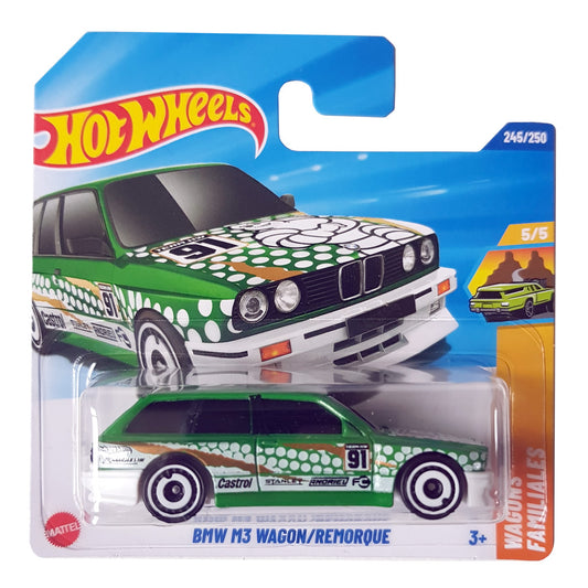 Hot Wheels - BMW M3 Wagon Green / White (SC) 2025 Wagons (JBB48)