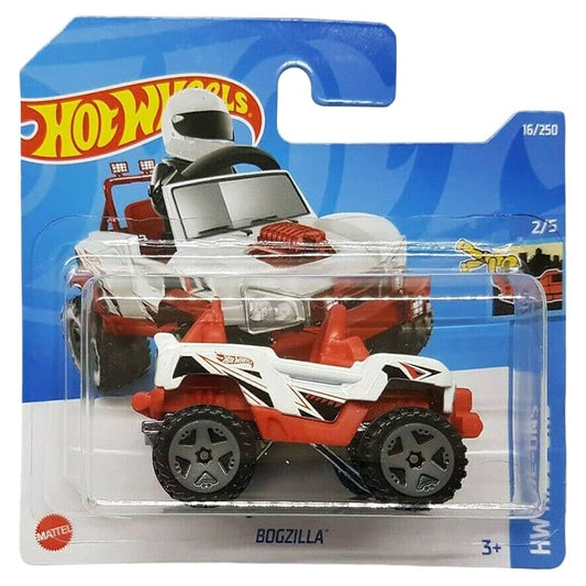 Hot Wheels - Bogzilla White (SC) 2022 HW Ride-Ons (Card Creased)