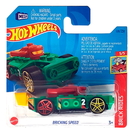 Hot Wheels - Bricking Speed Green (SC) HKH17 (2023 Brick Rides)