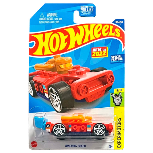 Hot Wheels - Bricking Speed Red (2022 Experimotors) (US LC) (HCT37)