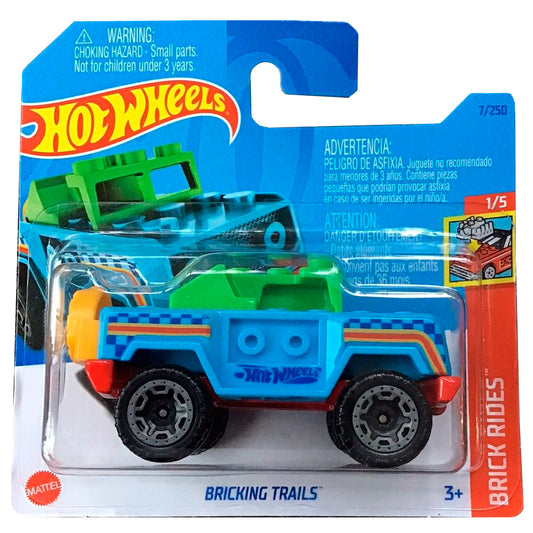Hot Wheels - Bricking Trails Blue (SC) HKH15 (2023 Brick Rides)