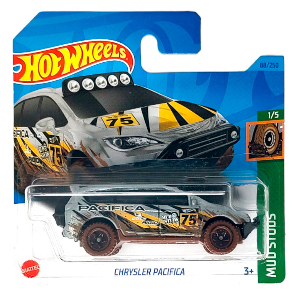 Hot Wheels - Chrysler Pacifica Silver (SC) HKH75 (2023 Mud Studs)