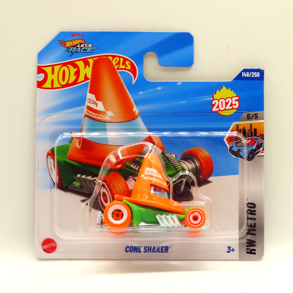 Hot Wheels - Cone Shaker Orange / Green (SC) (2025 HW Metro) HYW35