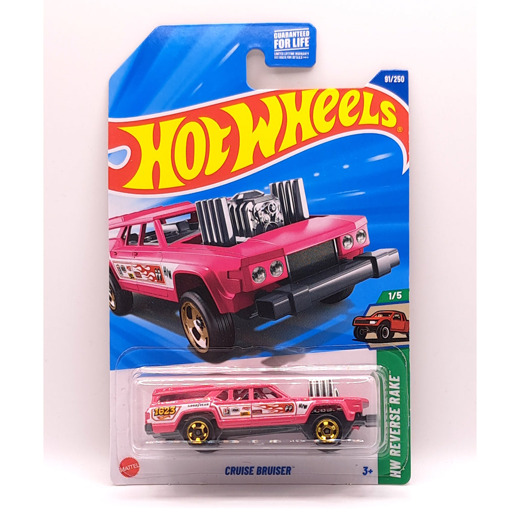 Hot Wheels - Cruise Bruiser Pink (US LC) 2025 HW Reverse Rake (HYX34)