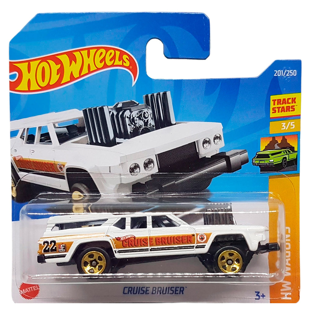 Hot Wheels - Cruise Bruiser White (SC) HW Wagons (Blister Cracked)