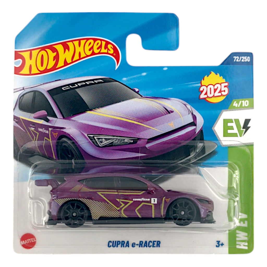 Hot Wheels - Cupra e-Racer Purple (SC) 2025 HW EV (HYW15) Card Creased ...
