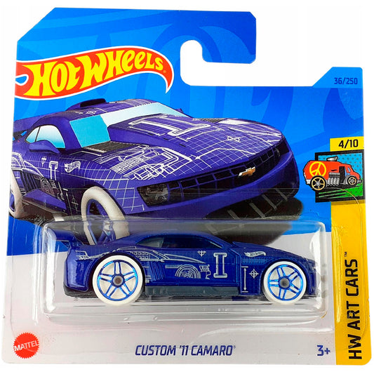 Hot Wheels - Custom '11 Camaro Blue (SC) HKH48 (2023 HW Art Cars)