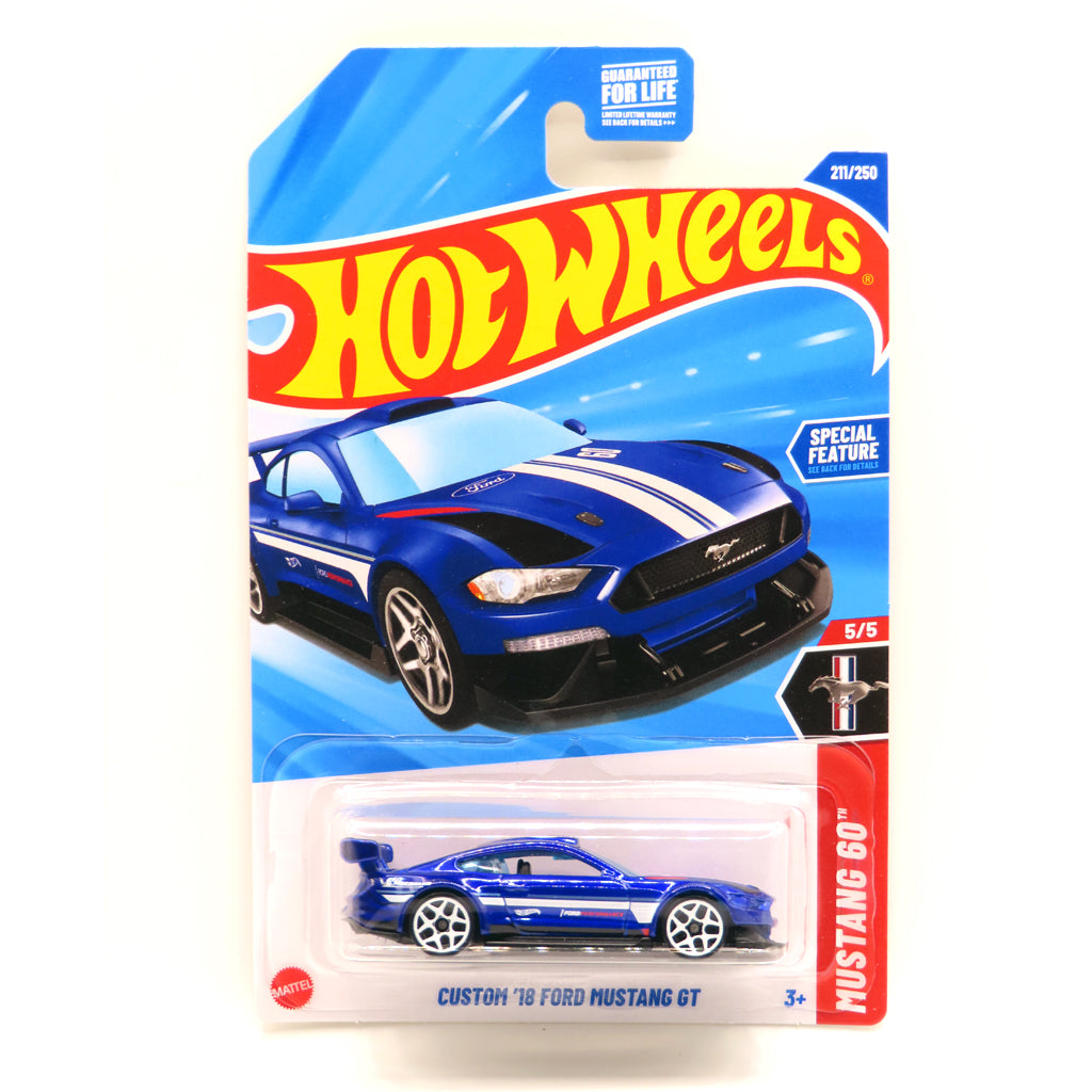 Hot Wheels - Custom '18 Ford Mustang GT Blue (US LC) 2025 Mustang 60