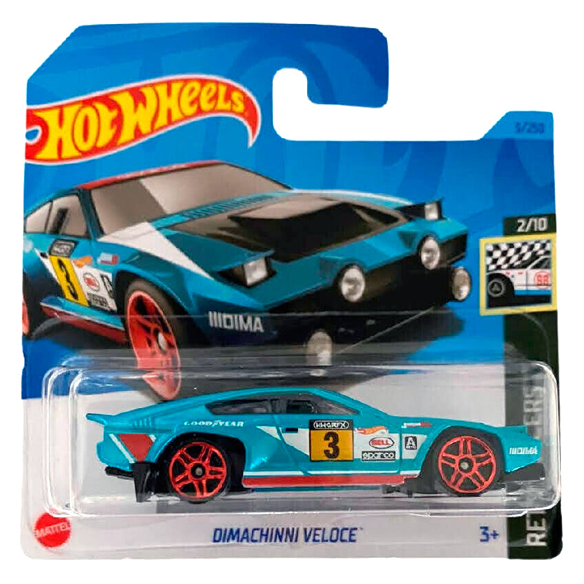 Hot Wheels - Dimachinni Veloce Teal (SC) HKJ78 (2023 Retro Racers)