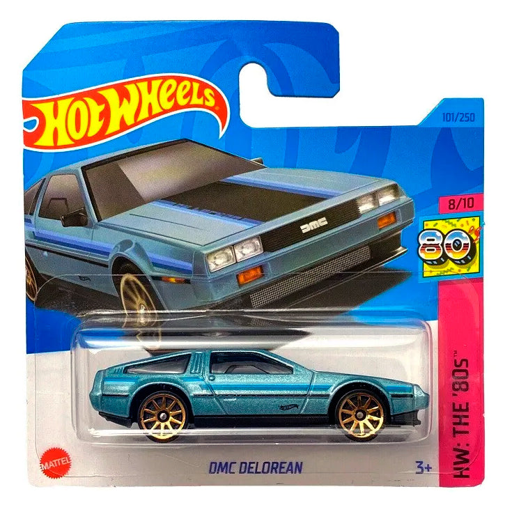 Hot Wheels - DMC DeLorean Pale Blue (SC) HKG84 (2023 HW: The '80s)