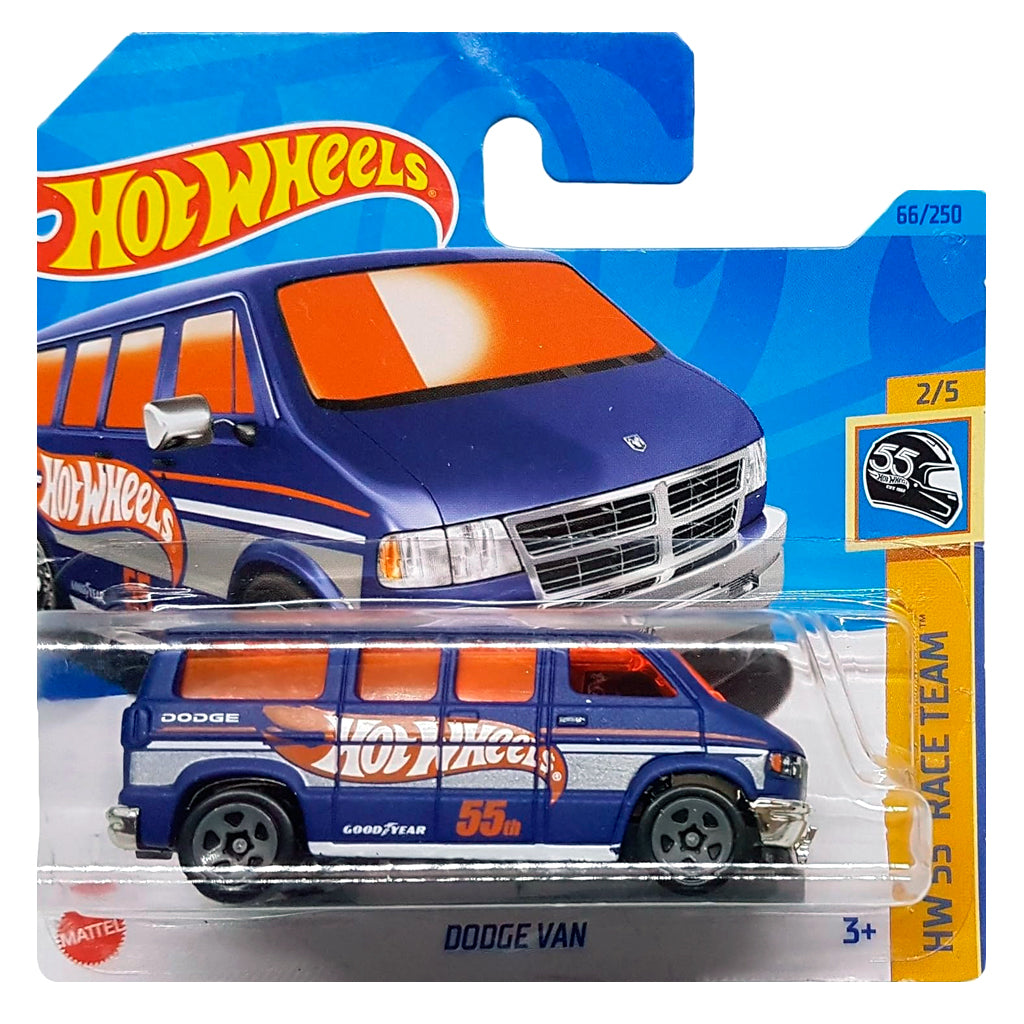 Hot Wheels - Dodge Van Blue (SC) HKH67 (2023 HW 55th Race Team)