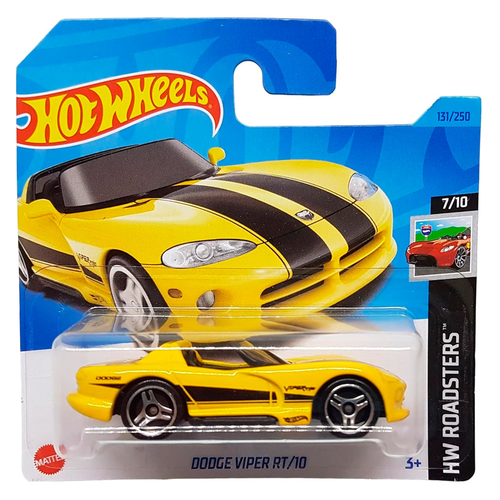 Hot Wheels - Dodge Viper RT/10 Yellow (SC) HKH43 (2023 HW Roadsters)