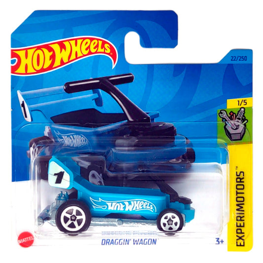 Hot Wheels - Draggin' Wagon Blue (SC) HKK71 (2023 Experimotors)