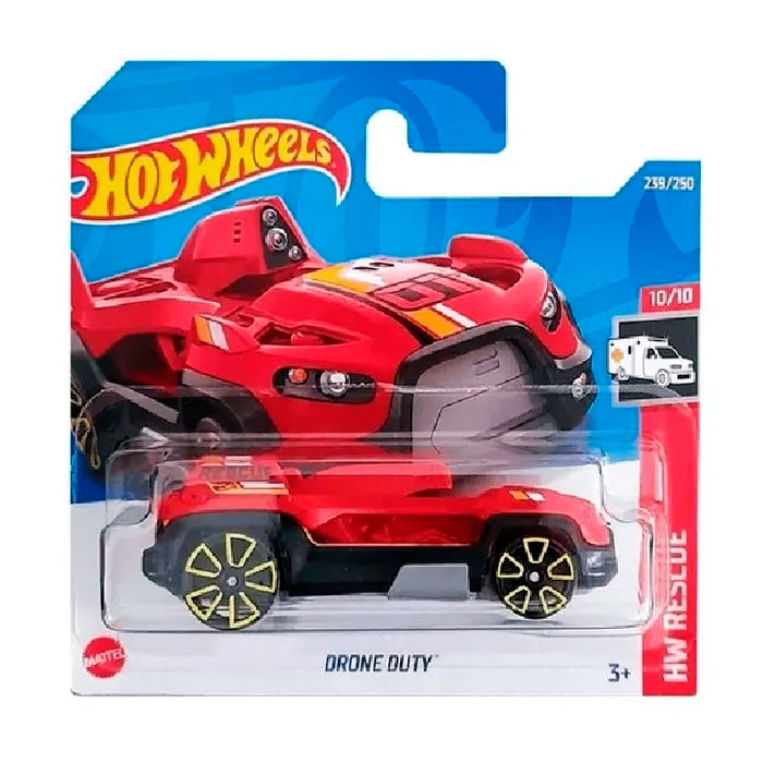 Hot Wheels - Drone Duty Red (SC) HCT43-R521 (HW Rescue)