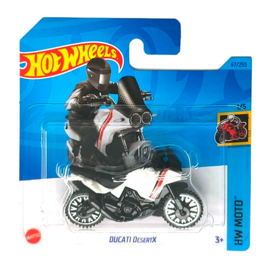 Hot Wheels - Ducati DesertX White (SC) HKG32 (2023 HW Moto)