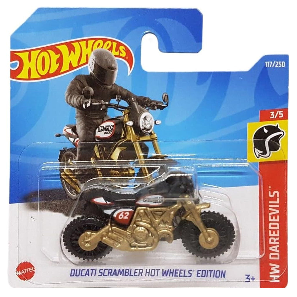 Hot Wheels - Ducati Scrambler Hot Wheels Edition Black (SC) Card Creased