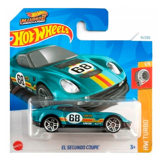 Hot Wheels - El Segundo Coupe Teal (SC) HTC63 (2024 HW Turbo)