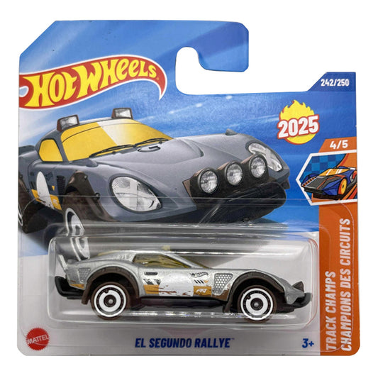 Hot Wheels - El Segundo Rallye Silver (SC) 2025 Track Champs (HYW58)
