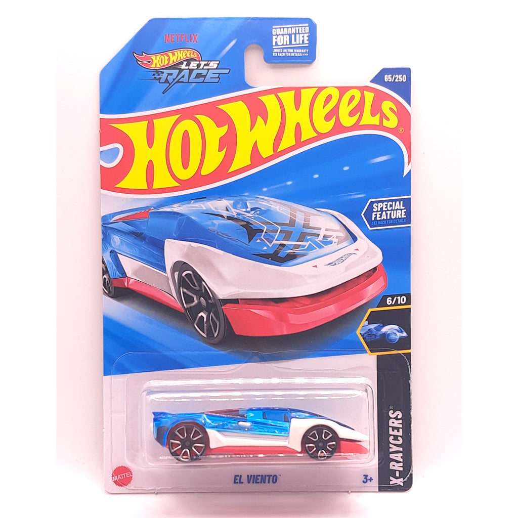 Hot Wheels - El Viento Blue / White (US LC) 2025 X-Raycers (HYX11)