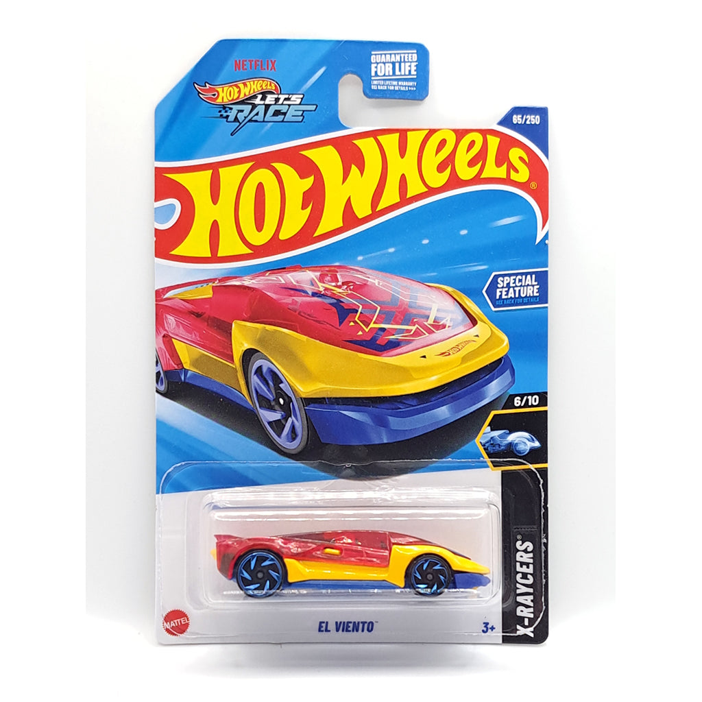 Hot Wheels - El Viento Red / Yellow (US LC) 2025 X-Raycers (HYY06)
