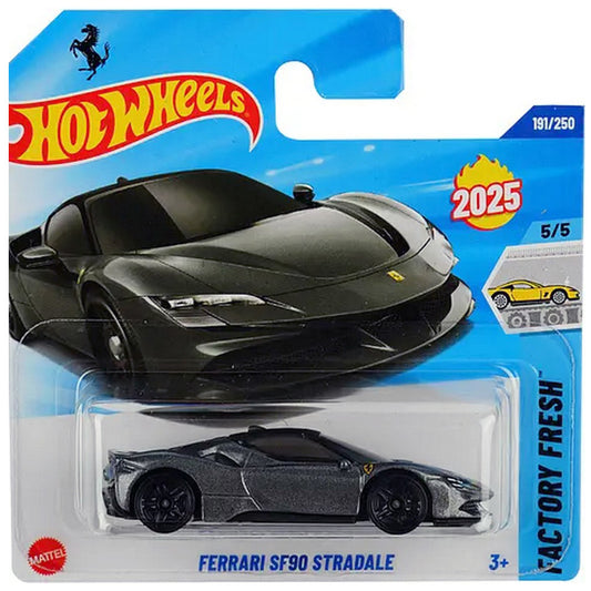Hot Wheels - Ferrari SF90 Stradale Grey (SC) 2025 Factory Fresh